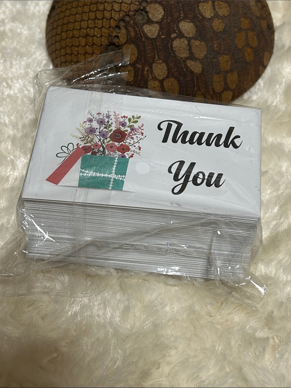Thank You Cards with “Please Leave Review” on reverse , 100 pieces - Picture 3 of 5